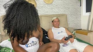 Naughty Neighbor Pays Bet with Condom-Free Ride!