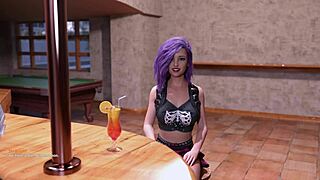 Football star 0.1 scores with petite redhead in cartoon action