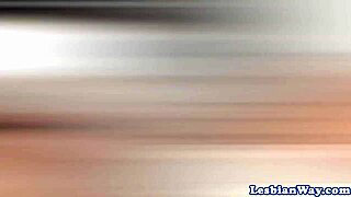 Busty Lesbians Pussylick and Scissor!