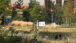 Blondes Flash and Masturbate Outdoors! Carly Rae Dares Nude!