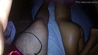 Giving my step-sister an erotic massage and playing with her pussy