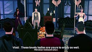 Masquerade night 3d hentai: gangbang, muff diving, and orgy action