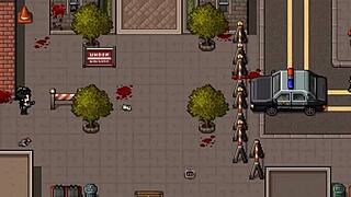 Big-titted babe Lucy saves the day in Zombie Retreat 2