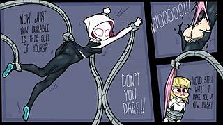 this is a cartoon girl wedgie compilation one