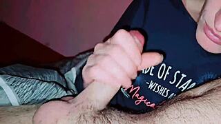 Shape691 swallows cum after sucking dick