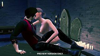 Masquerade night 3d hentai: gangbang, muff diving, and orgy action