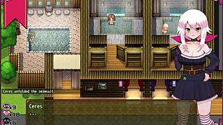 Bruxinha Confusa Tira A Roupa Dentro Do Banheiro Masculino - Ceres And The Contract Guild - Jogo Hentai - Parte 3