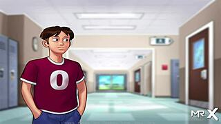 In Summertime Saga, I'll teach you French in episode 35.