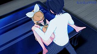 Hatsune Miku and Kagamine Rin Engage in Intense Sex Scenes in Vocaloid Hentai