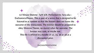 F4M Dominant Femme Joi - 1 of 12