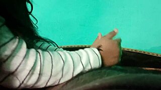 Indian step sister gets pounded hard in wild sex clip. Damn, it's intense!