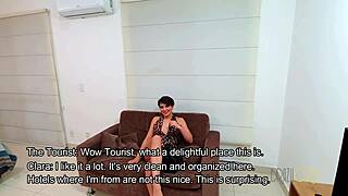 A tourist gets laid with a hot Brazilian babe