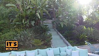 Pov: Abella Danger and Aj Applegate Fuck Trio Hard!