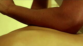 massage turns steamy with my sexy french step aunt