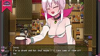 Bruxinha Confusa Tira A Roupa Dentro Do Banheiro Masculino - Ceres And The Contract Guild - Jogo Hentai - Parte 3