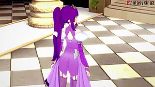 scáthach-skadi, want to watch this fantasy sex on the throne?