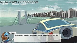 18titan’s animated porn game: Raven and Jinx's hot scene