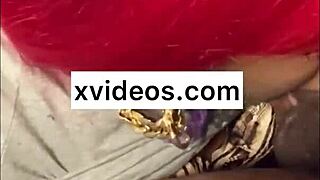 Ebony Tranny Gives Sloppy Deepthroat to BBC.