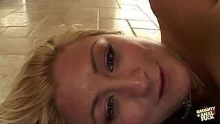 Raunchy Blonde Staci Thorn Needs Three Cocks in Her Asshole!