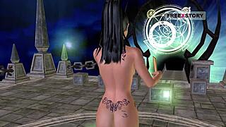 Indian teen 18+ strikes sexy poses in animated 3D sex video