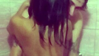 Latina Teen Couple Bathing in Cute Otaku Style