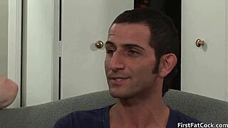 Hot gay threesome with sucking, blowjob, and fucking