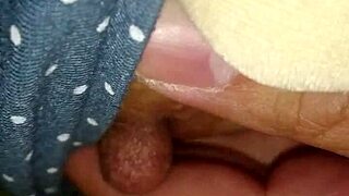 Japanese Wife's Nipples Exposed in Intimate Home Video