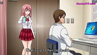 Young Redhead Babe Receives Blowjob and Creampie at Doctor's Visit in Hentai