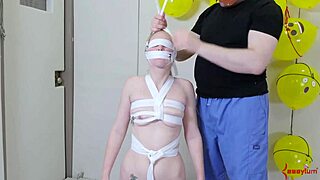 Blonde slut says, 'Fuck my ass hard'