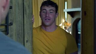 Gay Buff Delivers Cum-Filled Donut To Neighbor