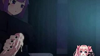 anime boyfriend comes over to suck and fuck