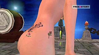 Indian teen 18+ strikes sexy poses in animated 3D sex video