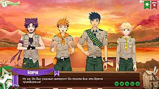 Russian twink friends plot in game camp episode