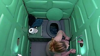 Porta Gloryhole Cum Loving Redhead Pt3