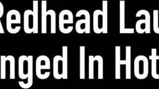 Gorgeous Redhead Lauren Phillips Sucked and Banged in Hardcore 3-Way