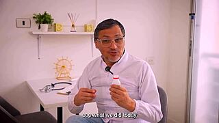 juan bustos, the doctor, gets hard only for karolin gomez's perfect colombian ass while david bander watches