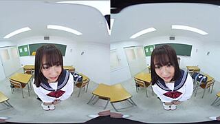 asian jav beauty contrasts classroom confession with lewd anal commands