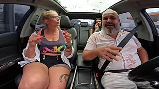 Tiffany Montavani Gives Ted First Car Blowjob