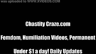 Jean Bardot's chastity clip: a tantalising tease for the submissive man