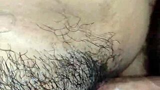 casada enjoys bent over doggystyle with hairy pussy