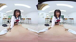 asian jav beauty contrasts classroom confession with lewd anal commands