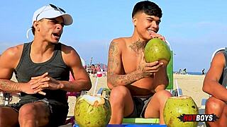 teen group subtly shares big cock with friend