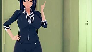 Akeno And Rias Gremory 3some Gift?