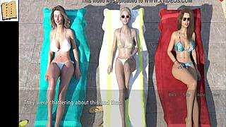 wife and mother in law engage in homemade 3d sex scene