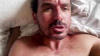 Fucking my sister's husband's ass with a big black cock in gay anal