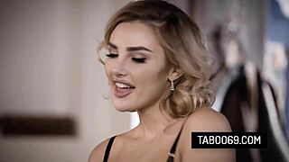 does black stud fuck kenzie anne and kenna james in threesome?