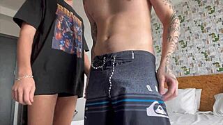 I met a brazilian boy on the app for a one-on-one encounter