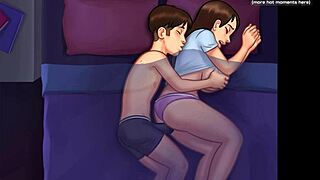 I wake stepsister and cum in her hot pussy