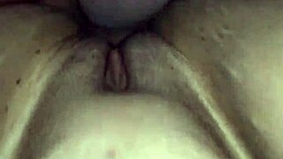 Milf bends over for doggystyle creampie