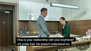 Director Fucks Wicked Teacher, Cums on Glasses